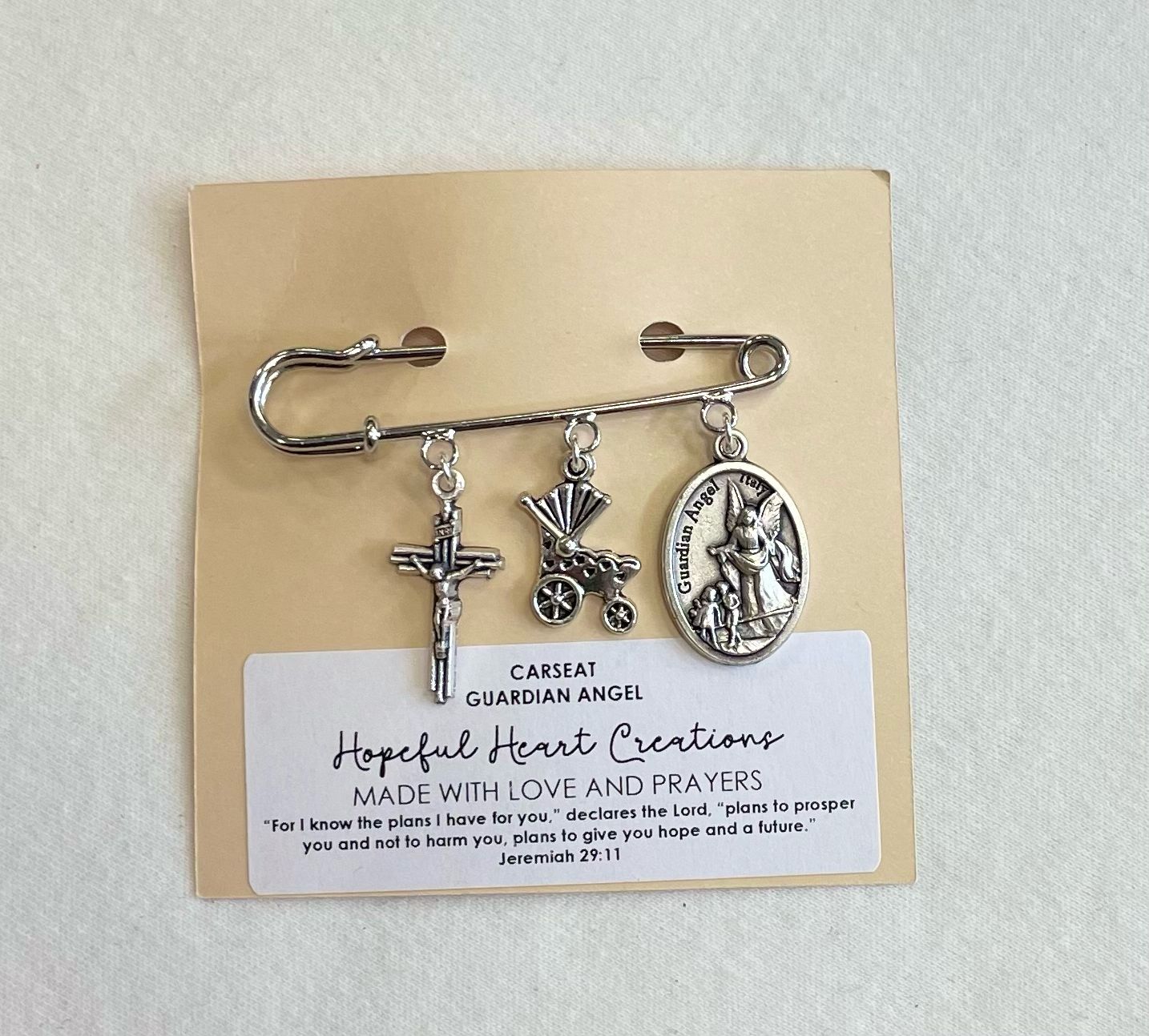 Guardian Angel Carseat Pin