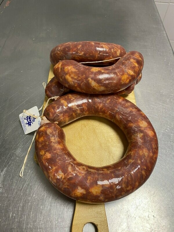Salamelle stagionate al peperoncino e finocchio