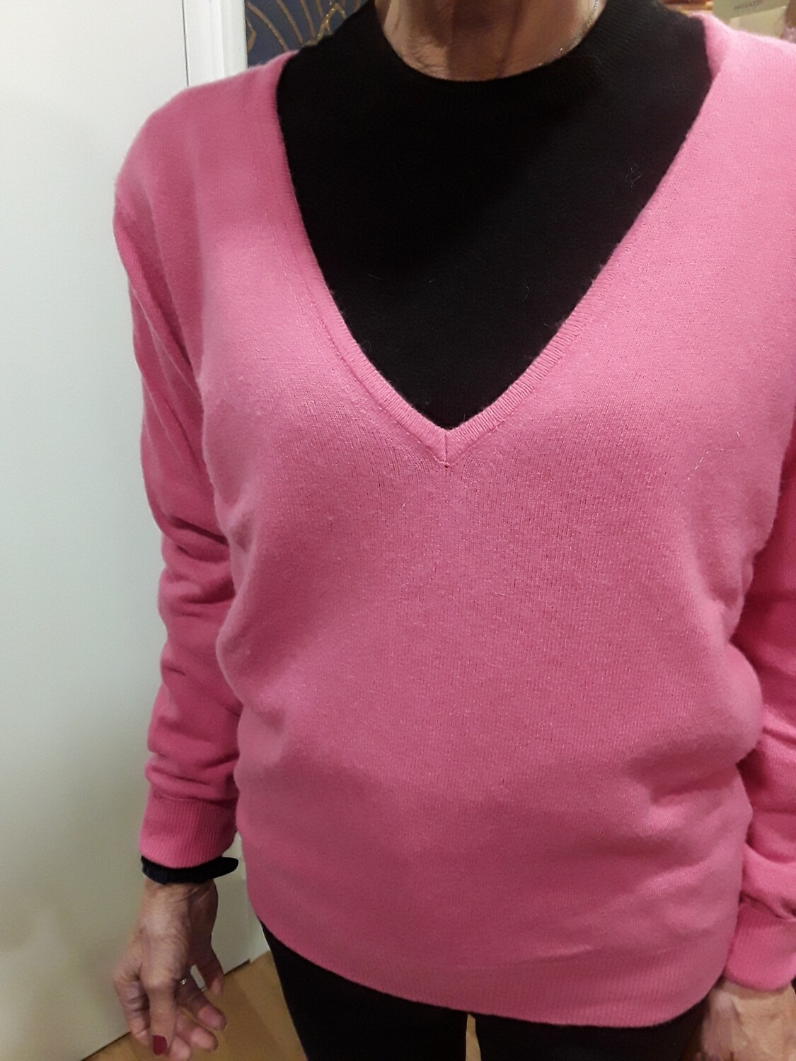 Pull V 20 % cachemire