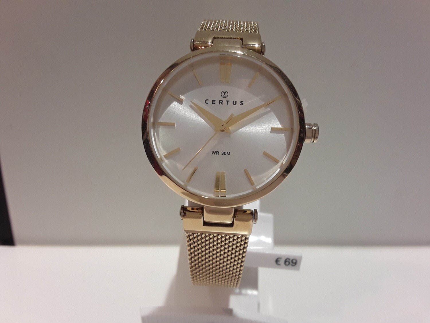 Montre dorée femme" go