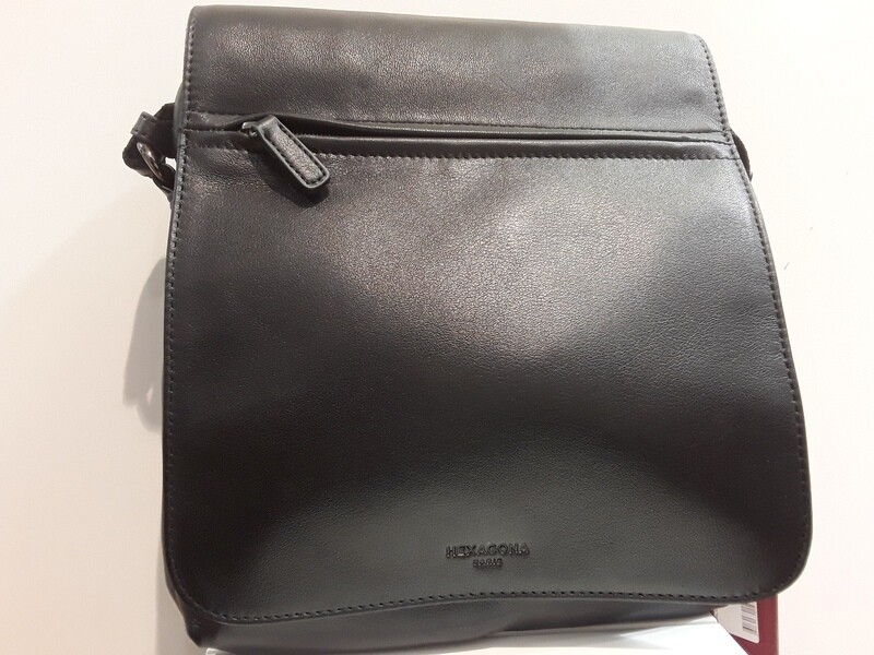 Sacoche homme  cuir noir