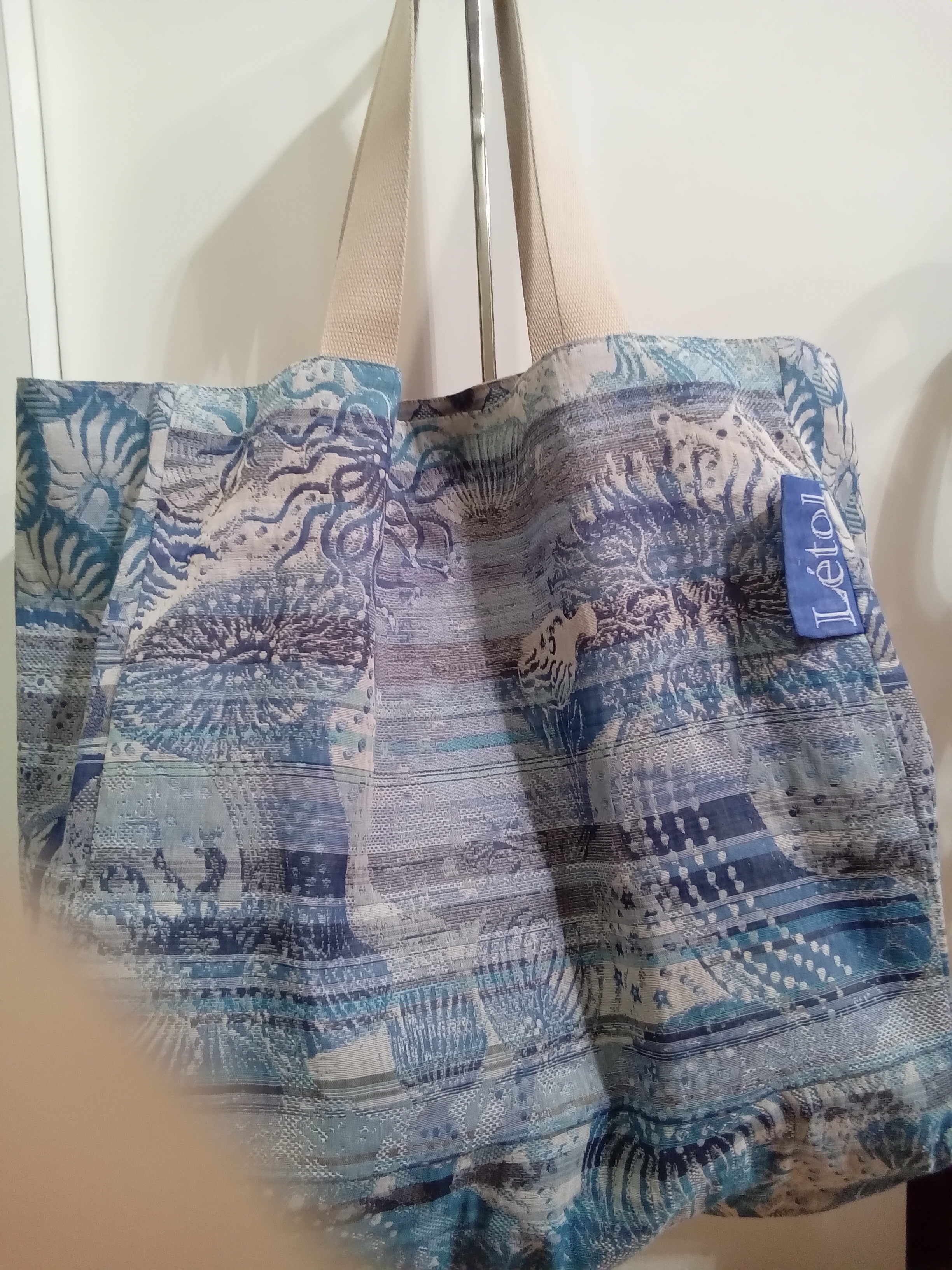 Grand sac cabas tissu