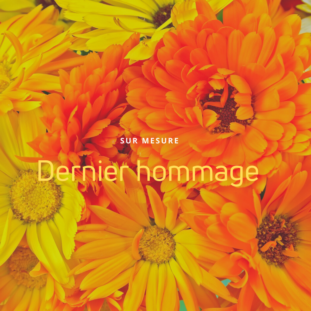 Hommage - Bouquet de deuil