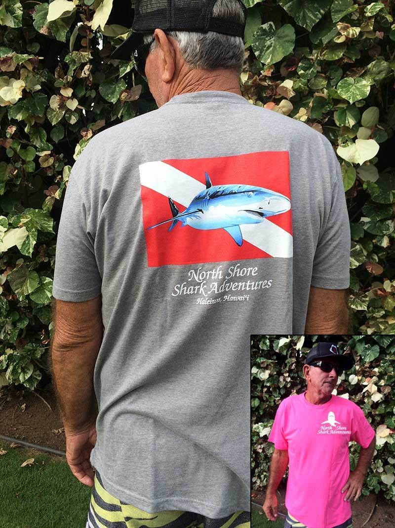 Men&#39;s Shark T-shirt - Flag Design