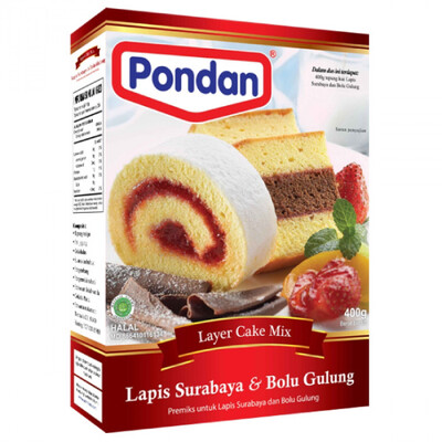 Pondan Cake Mix Lapis Surabaya & Bolu 400 gram