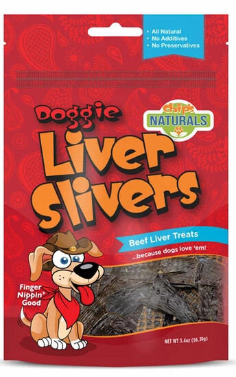 Chip&#39;s Naturals Liver Slivers 3.4oz