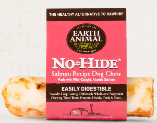 Earth Animal No Hide Salmon Recipe Dog Chew Small