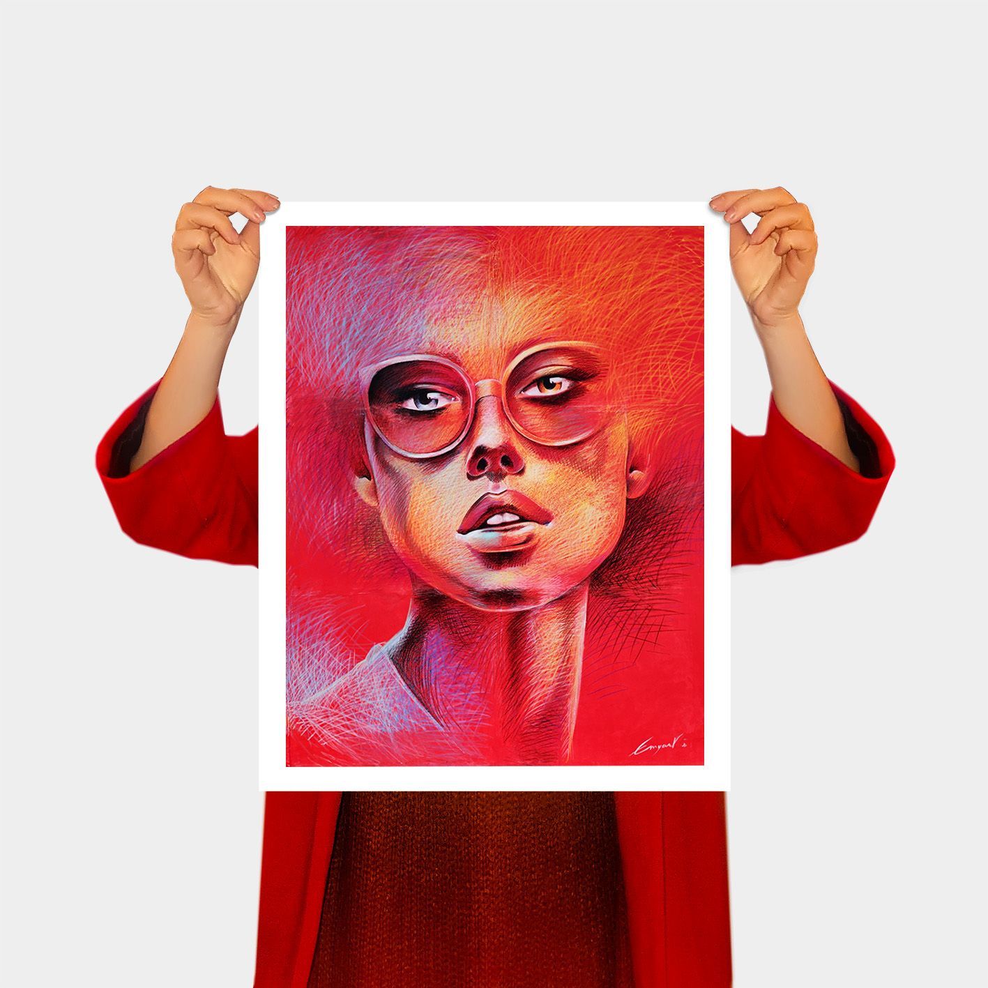 TIRAGE D'ART / LOVE IS RED TIRAGE D'ART / LOVE IS RED