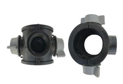 Thread-Lock Saddle Clamp – High-Pressure, Tool-Free Pipe Connection