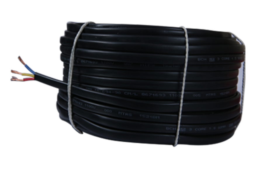 Electric Cable 2x2.5mm² – 100m Coil for Power &amp; Irrigation Systems