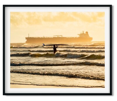 Sunrise Surfer Print