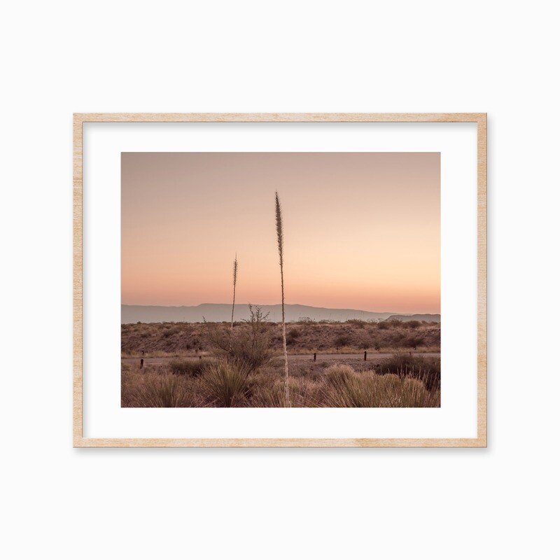 Good Morning Big Bend Landscape Wall Print