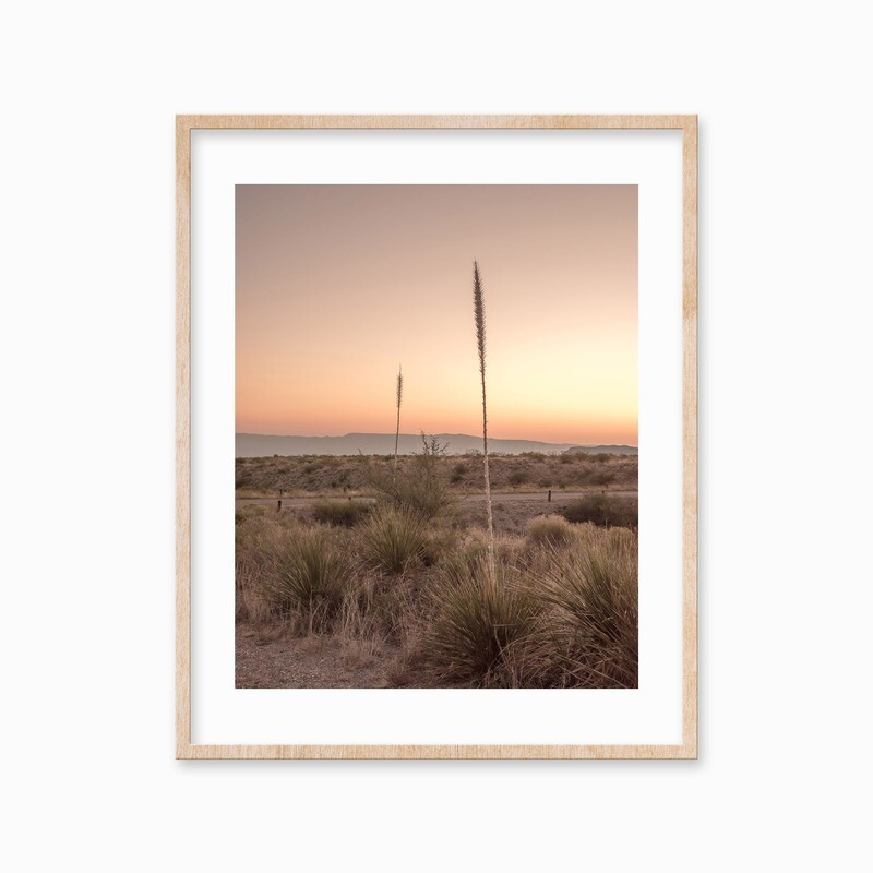 Good Morning Big Bend Vertical Wall Print