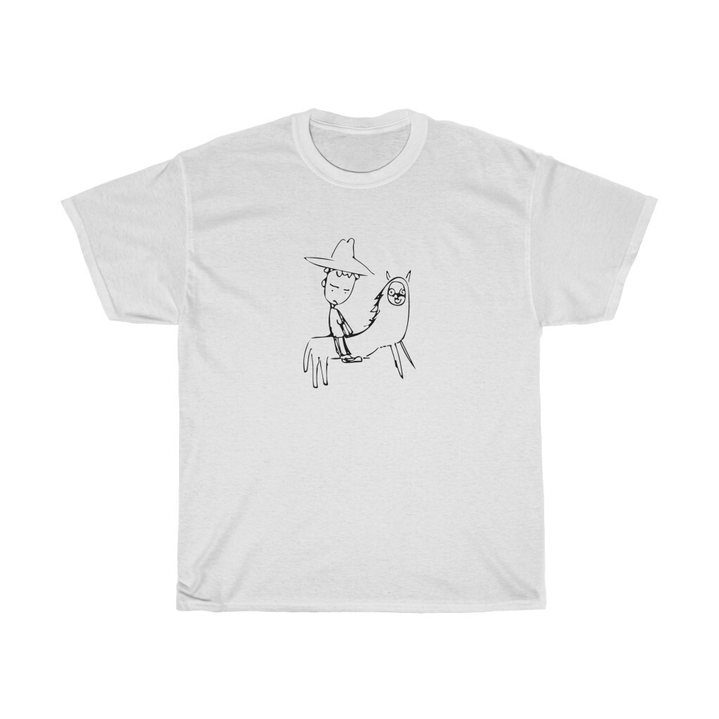 WHITE “SAD COWBOY” SHIRT
