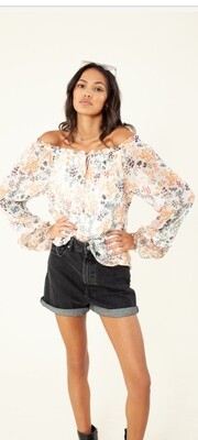Mini Floral print blouse