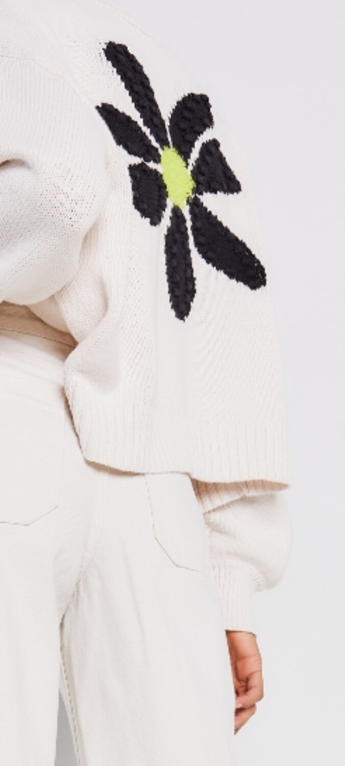 Petal pusher sweater
