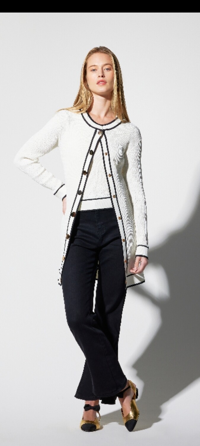 White long cardigan