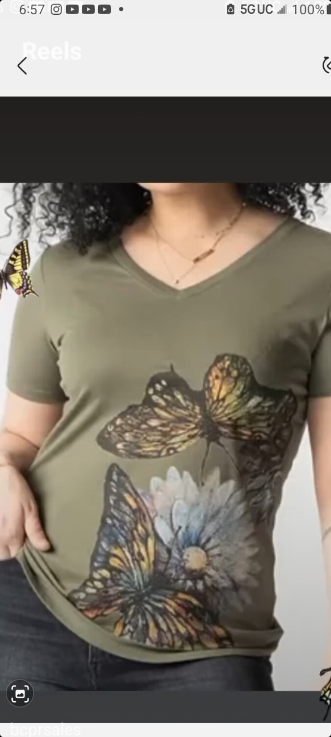 Butterfly tshirt