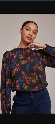Garden Print blouse