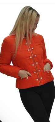 Hermes orange jacket