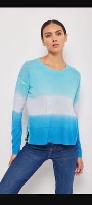 Ice combo cashmere sweater