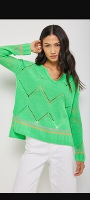 Jasmine green cashmere sweater