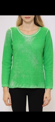 Vibrant green sweater