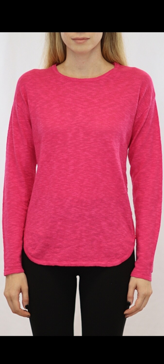 Pink scallop t-shirt