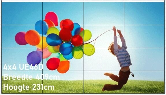 Videowall 4x4 46"