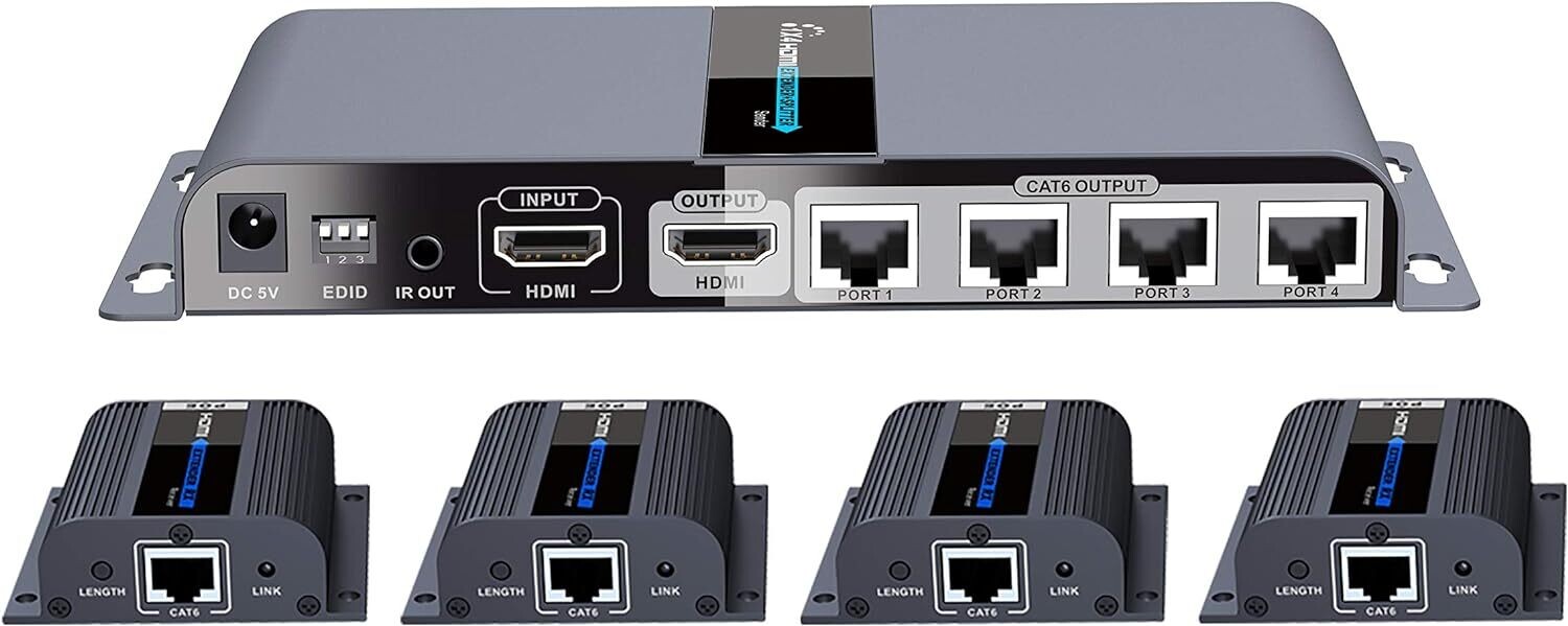 PremiumCord HDMI 1-4 Splitter Cat