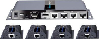 PremiumCord HDMI 1-4 Splitter Cat