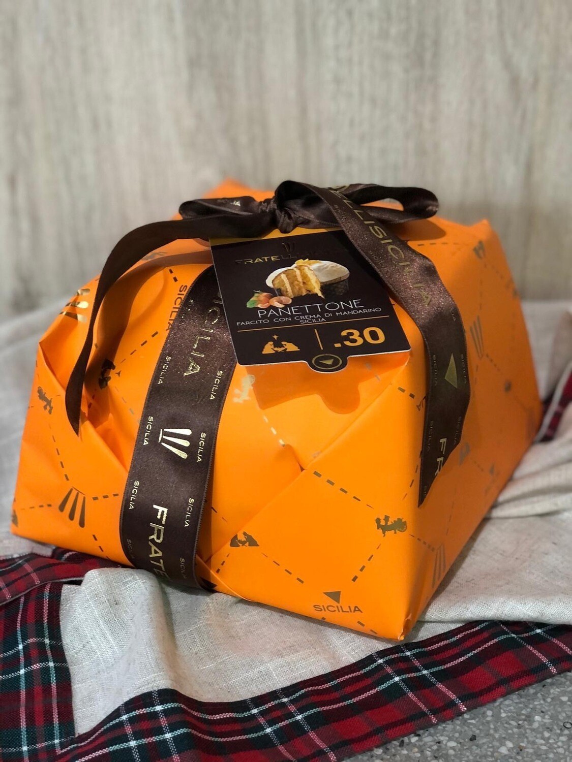 Panettone Artesanal Fratelli Sicilia crema de mandarina 1 kg