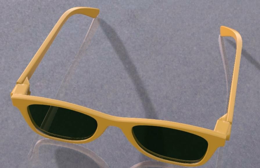 Resin Printed  3D  Glass  Frame ( Customizable)