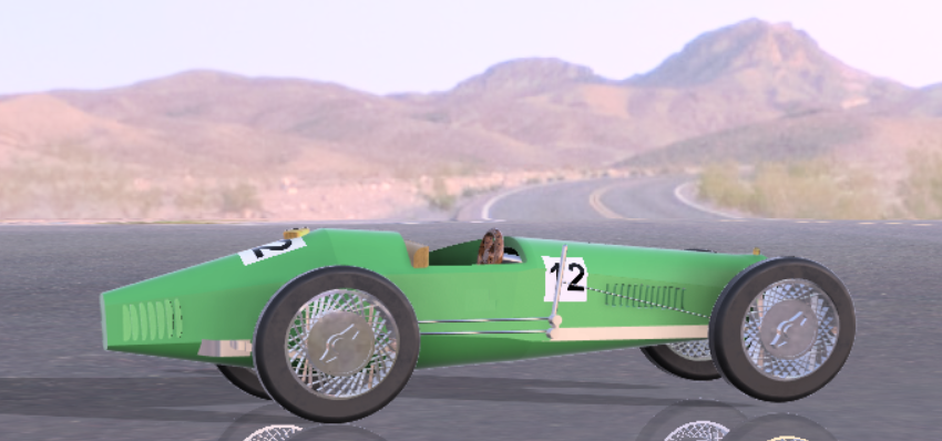 Sunbeam 1923  GP  3D  Model