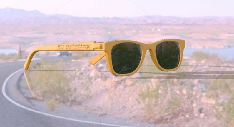 Resin Printed  3D  Glass  Frame ( Customizable)