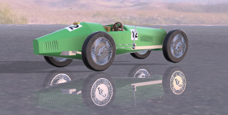 Sunbeam 1923  GP  3D  Model
