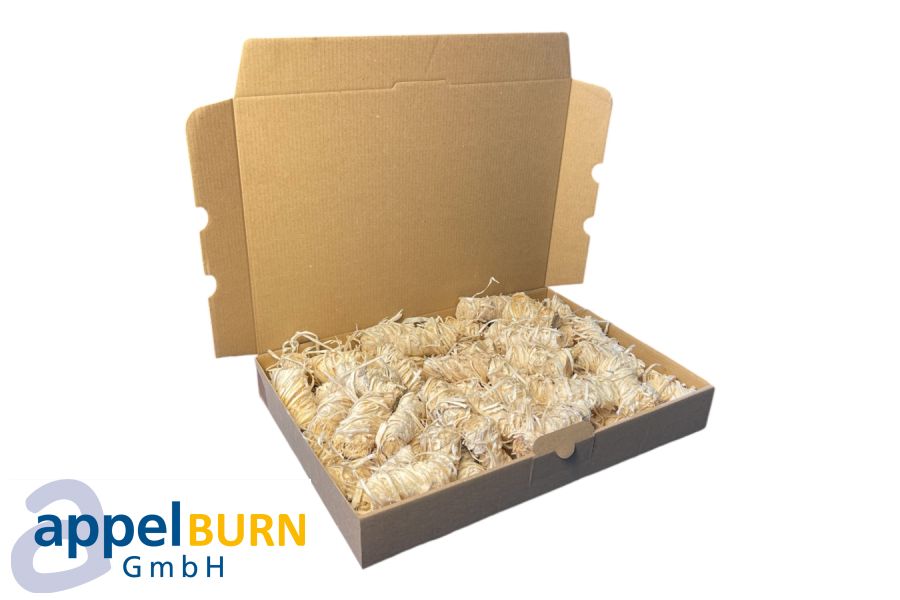 1 kg Bio Holzwolle Anzünder für Grill, Ofen, Lagerfeuer