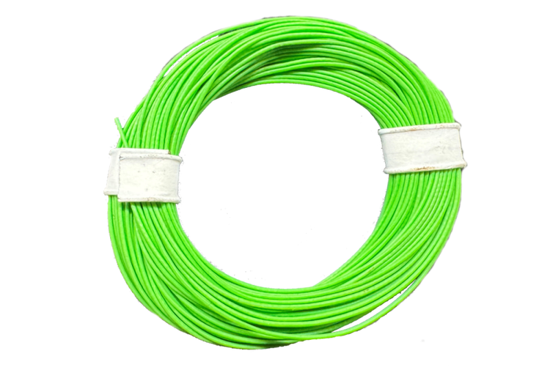 10 Meter Litze / Kabel 0,05mm² in sieben verschiedenen Farben (orange, rot, blau, gelb, weiß, schwarz, grün, grau, violett)