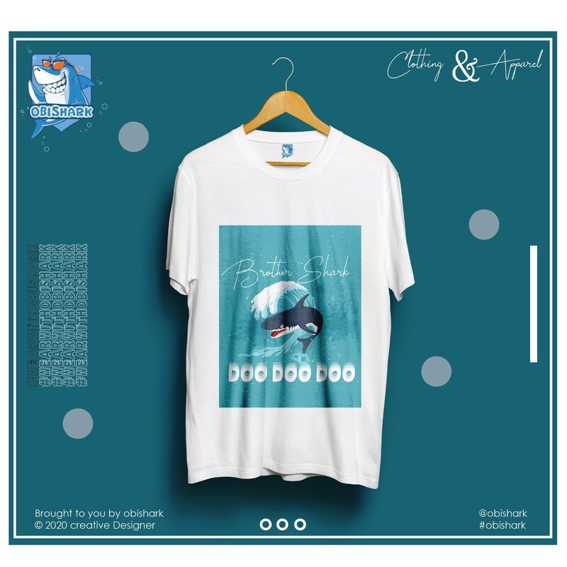 Oversized Relaxed-Fit 𝐓𝐞𝐞 Brother Shark Doo doo