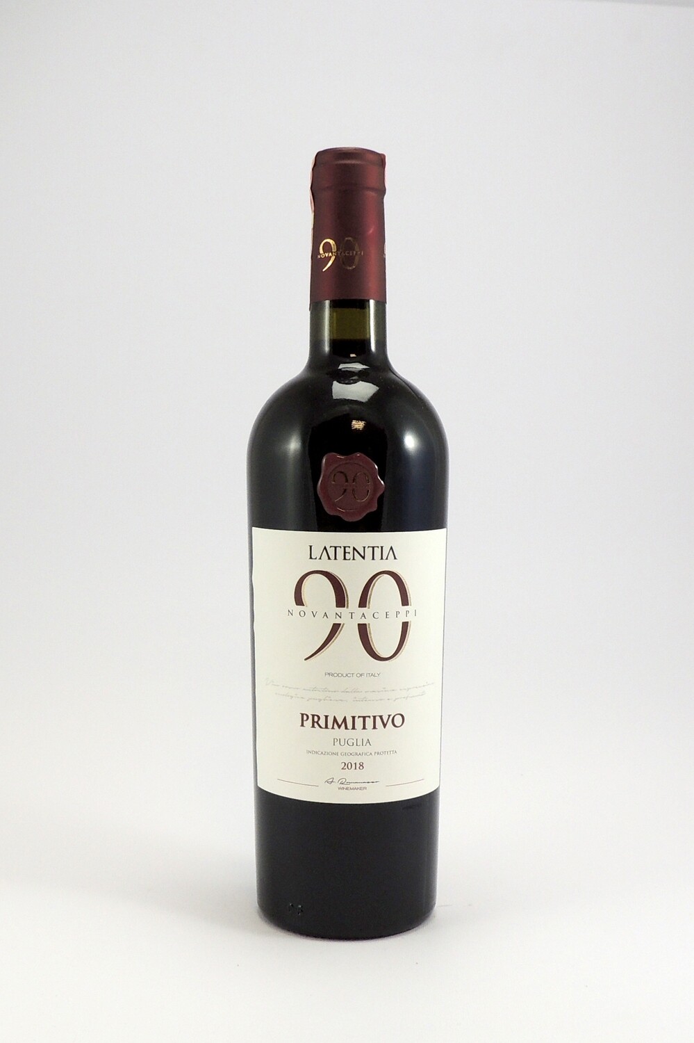 Primitivo Puglia Latentia Novantaceppi