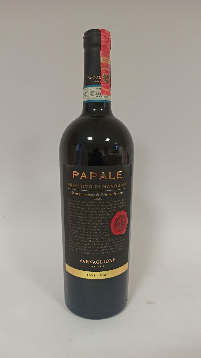 Papale Linea Oro Primitivo Di Manduria 2020