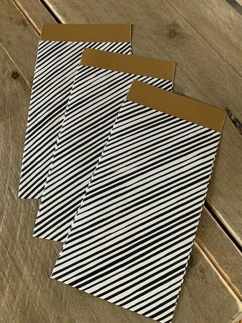 Cadeauzakjes Zwart Wit 7x13cm