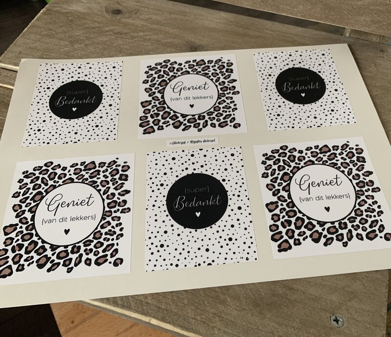 Wijnflesstickerset