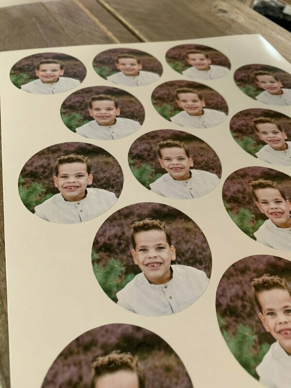 Sticker met foto