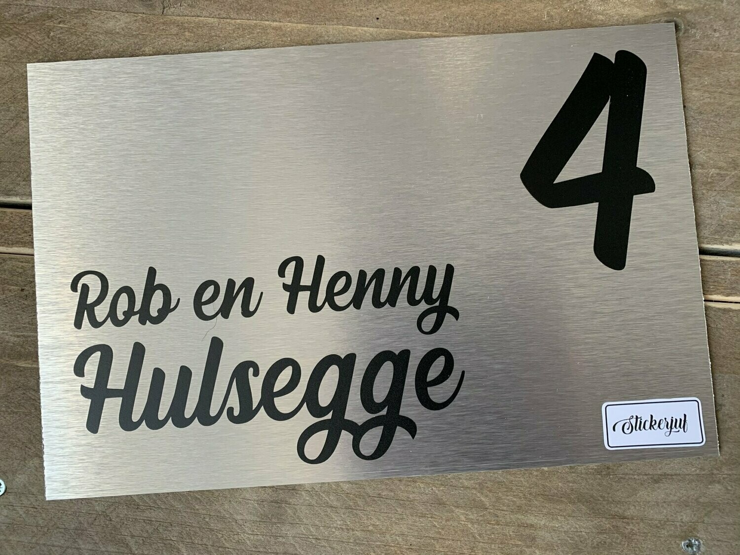 Naambord “Hulsegge”