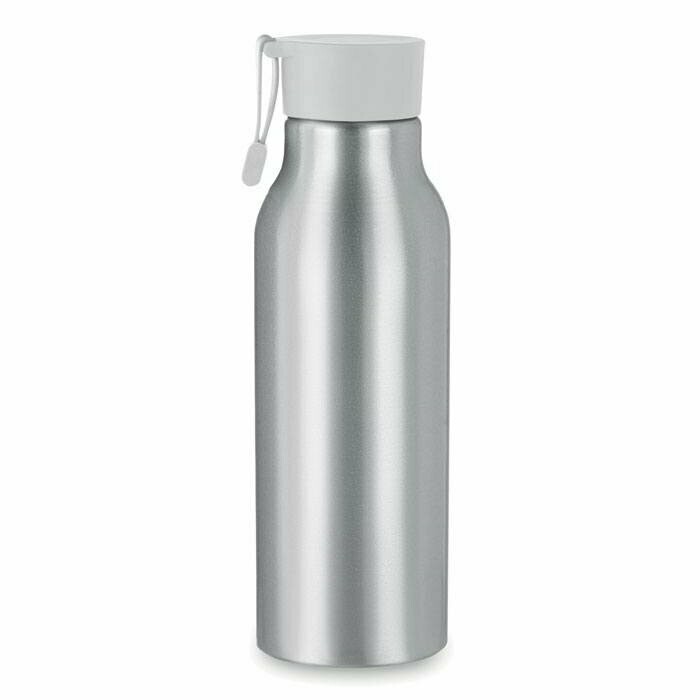 Drinkfles aluminium wit