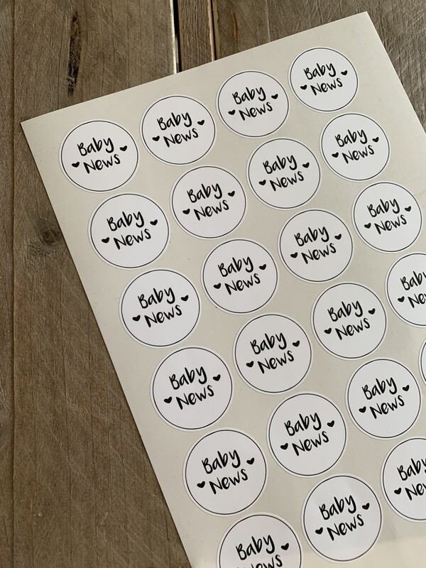 Stickerset baby news