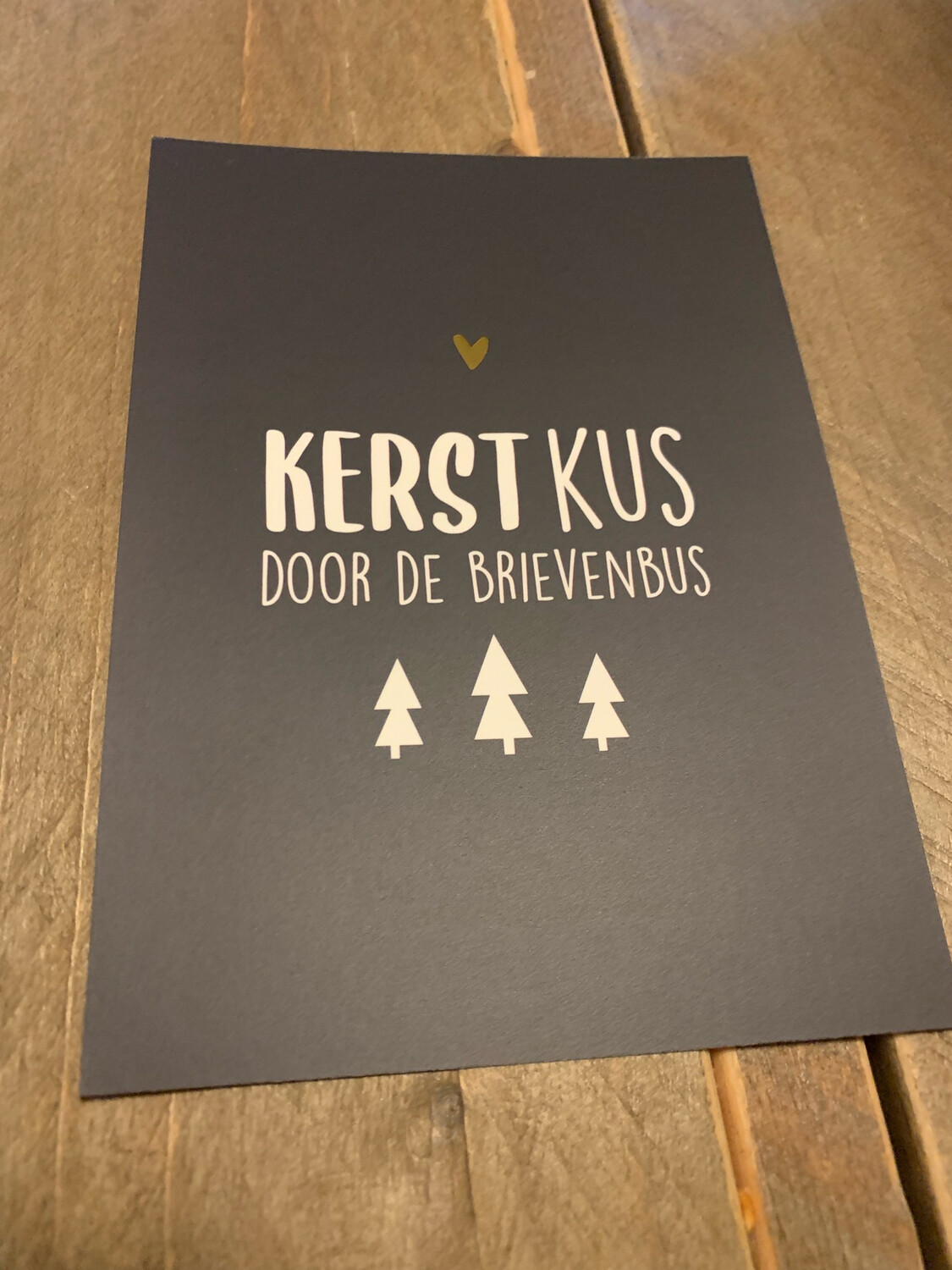 Kerstkaart “KerstKus”