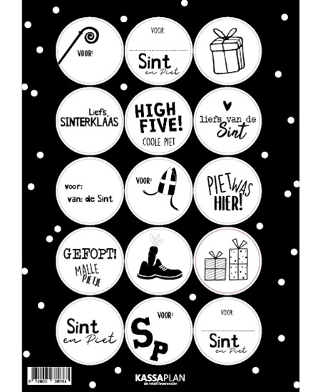 Stickervel Sinterklaas 2021