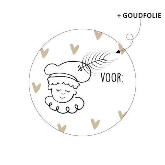 Cadeausticker Piet